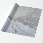 Sneeuw in Argenteuil (van Claude Monet) Cadeaupapier<br><div class="desc">Dit ontwerp is voorzien van een afbeelding van een beroemd schilderij van de Franse impressionist Claude Monet (1840-1926). De titel is "Sneeuw in Argenteuil" (of, in het oorspronkelijke Frans, "Rue sous la neige, Argenteuil"). Het is de grootste van niet minder dan achttien werken die Monet beschilderde van zijn woonplaats Argentijnse...</div>