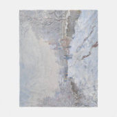 Sneeuw in Argenteuil (van Claude Monet) Fleece Deken (Voorkant)