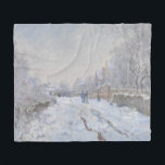 Sneeuw in Argenteuil (van Claude Monet) Fleece Deken<br><div class="desc">Dit ontwerp is voorzien van een afbeelding van een beroemd schilderij van de Franse impressionist Claude Monet (1840-1926). De titel is "Sneeuw in Argenteuil" (of, in het oorspronkelijke Frans, "Rue sous la neige, Argenteuil"). Het is de grootste van niet minder dan achttien werken die Monet beschilderde van zijn woonplaats Argentijnse...</div>