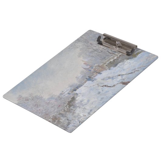 Sneeuw in Argenteuil (van Claude Monet) Klembord (Gekanteld)