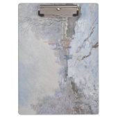 Sneeuw in Argenteuil (van Claude Monet) Klembord (Voorkant)