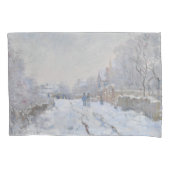 Sneeuw in Argenteuil (van Claude Monet) Kussensloop (Voorkant)