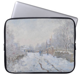 Sneeuw in Argenteuil (van Claude Monet) Laptop Sleeve