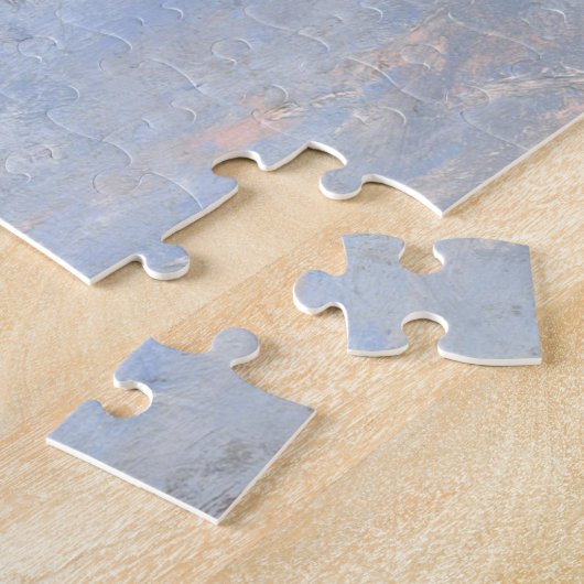 Sneeuw in Argenteuil (van Claude Monet) Legpuzzel (Zijkant)