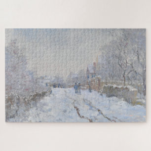 Sneeuw in Argenteuil (van Claude Monet) Legpuzzel