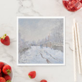 Sneeuw in Argenteuil (van Claude Monet) Servet (Insitu)