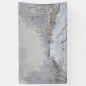 Sneeuw in Argenteuil (van Claude Monet) Spandoek (Verticaal)