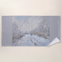 Sneeuw in Argenteuil (van Claude Monet)