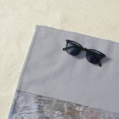 Sneeuw in Argenteuil (van Claude Monet) Strandlaken (In situ)