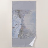 Sneeuw in Argenteuil (van Claude Monet) Strandlaken (Voorkant)