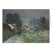 Sneeuw in Argentinië door Claude Monet (Voorkant Horizontaal)