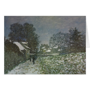 Sneeuw in Argentinië door Claude Monet