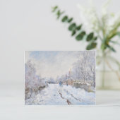 Sneeuw in Argentinië door Claude Monet Briefkaart (Staand voorkant)