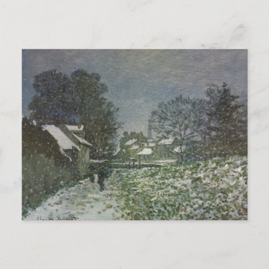 Sneeuw in Argentinië door Claude Monet Briefkaart (Voorkant)