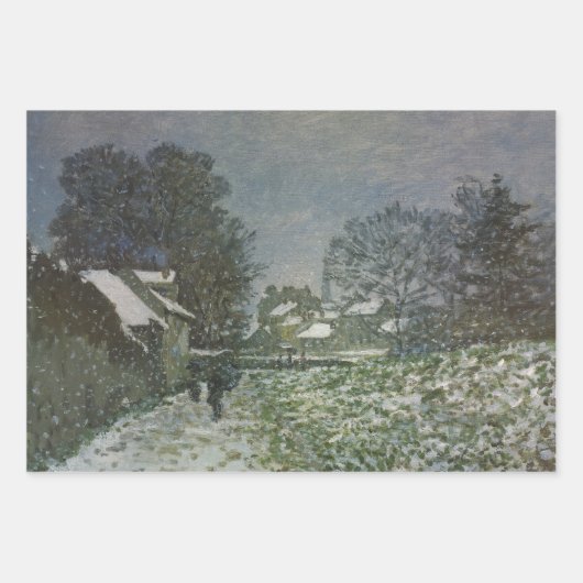 Sneeuw in Argentinië door Claude Monet Inpakpapier Vel (Voorkant 2)