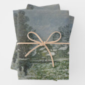 Sneeuw in Argentinië door Claude Monet Inpakpapier Vel (In situ)