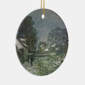 Sneeuw in Argentinië door Claude Monet Keramisch Ornament (Rechts)