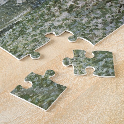 Sneeuw in Argentinië door Claude Monet Legpuzzel (Zijkant)