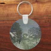 Sneeuw in Argentinië door Claude Monet Sleutelhanger (Voorkant)