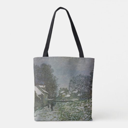 Sneeuw in Argentinië door Claude Monet Tote Bag (Achterkant)