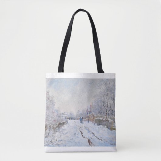 Sneeuw in Argentinië door Claude Monet Tote Bag (Voorkant)