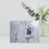 Sneeuw in Cardiff Briefkaart (Staand voorkant)