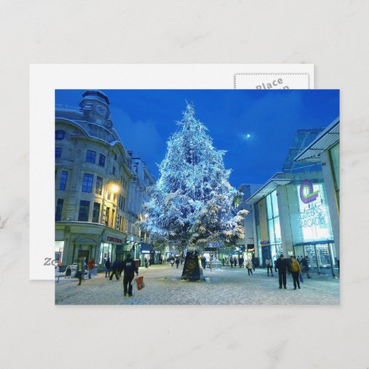 Sneeuw in Cardiff Briefkaart (Voorkant / Achterkant)