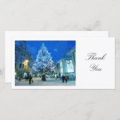 Sneeuw in Cardiff - Dank je Bedankkaart (Voorkant / Achterkant)