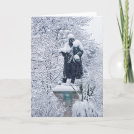 Sneeuw in Cardiff Feestdagen Kaart