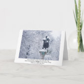 Sneeuw in Cardiff Feestdagen Kaart (Achterkant)