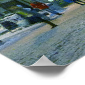 Sneeuw in Cardiff Poster (Hoek)