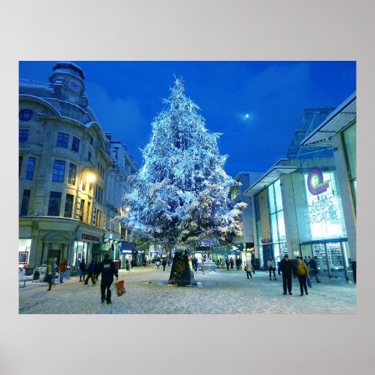 Sneeuw in Cardiff Poster (Voorkant)