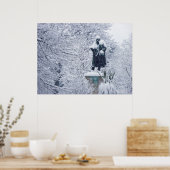 Sneeuw in Cardiff Poster (Keuken)