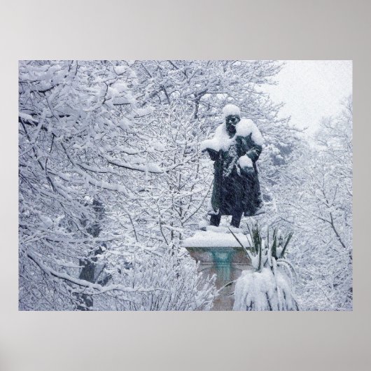 Sneeuw in Cardiff Poster (Voorkant)