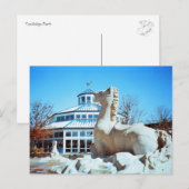 Sneeuw in Coolidge Briefkaart (Voorkant / Achterkant)
