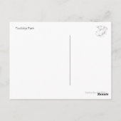 Sneeuw in Coolidge Briefkaart (Achterkant)