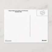 Sneeuw in de bergen...Briefkaart. Briefkaart (Achterkant)