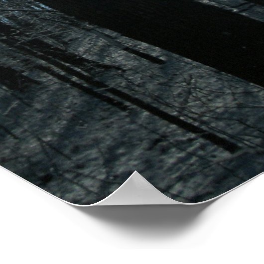 Sneeuw in de Bossen Poster (Hoek)