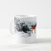 SNEEUW IN DE DALLENDE SNEEUW KOFFIEMOK (Voorkant links)