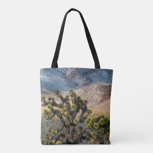 sneeuw in de doodvallei tote bag (Achterkant)