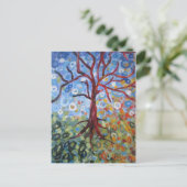 Sneeuw in de Herfst Briefkaart (Staand voorkant)