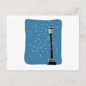 Sneeuw in de Lamplight Briefkaart (Voorkant)