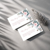 Sneeuw in de liefde winter vrijgezellenfeest besne informatiekaartje