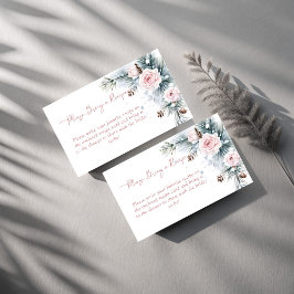 Sneeuw in de liefde winter vrijgezellenfeest besne informatiekaartje