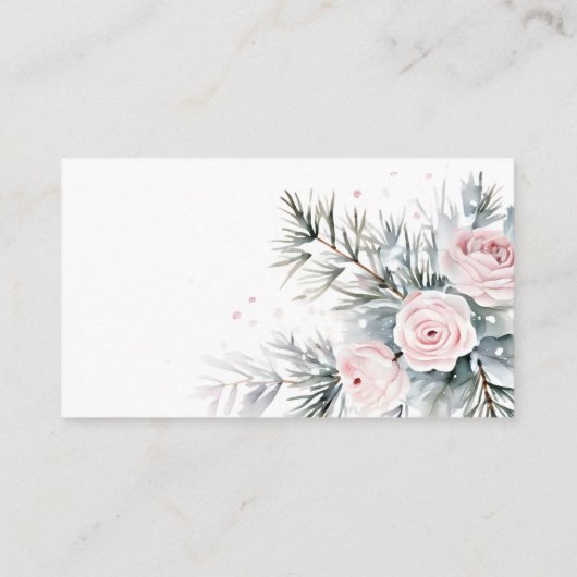 Sneeuw in de liefde winter vrijgezellenfeest besne informatiekaartje (Achterkant)