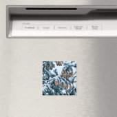 Sneeuw in de Pines Magnet (Insitu (Vaatwasser))