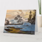 Sneeuw in de Rocky Mountains, door Gary Poling Kaart (Voorkant)