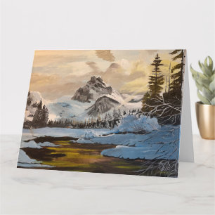 Sneeuw in de Rocky Mountains, door Gary Poling Kaart