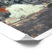 Sneeuw in de stad poster (Hoek)