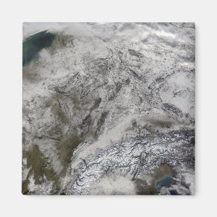 Sneeuw in Europa Magneet